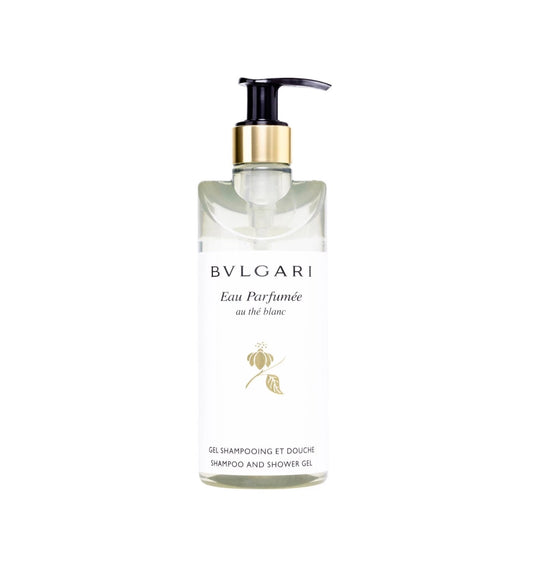 BVLGARI au the blanc White Tea Shampoo & Shower Gel 300ml New